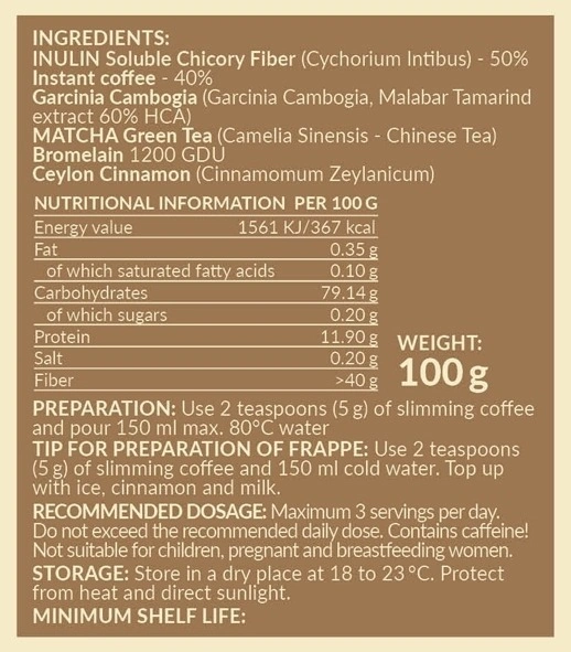 Fitstream, Slimming Coffee (100g)