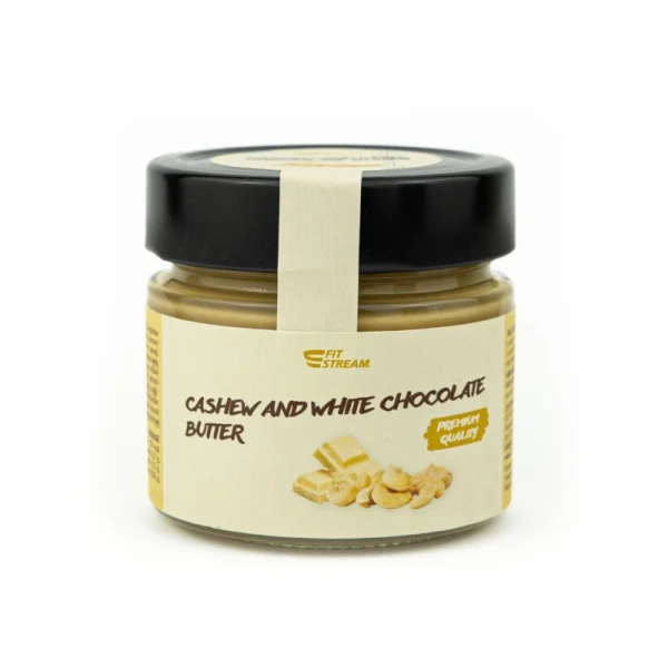 Mantequilla de anacardos y chocolate blanco (200 g)